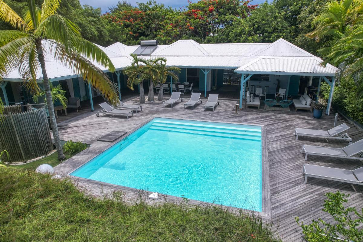 2.Location villa piscine Saint François Guadeloupe_Vue ensemble